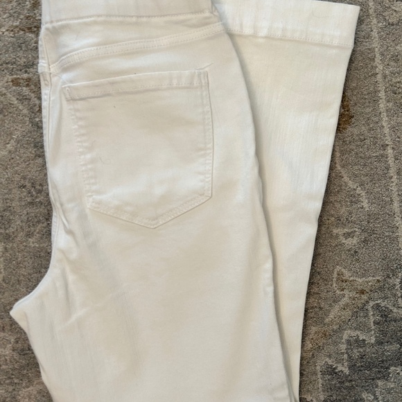 White Denim pull-on Liverpool Jeans with Front seam - Picture 1 of 5